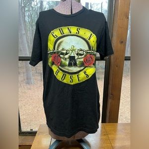 Guns and roses graphic band tee size medium 100%cotton rock metal